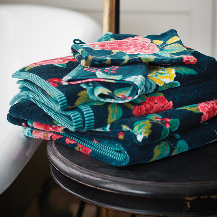 Pip Studio Good Evening Badhanddoek 70 x 140 cm - Donkerblauw