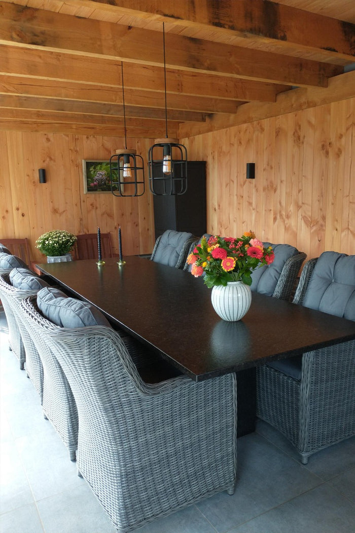 Suns Richmond dining tuinstoel - Pearl Grey