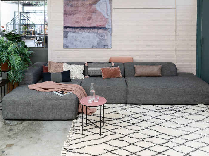 4x6 SOFA modulaire hoekbank links X6 melange