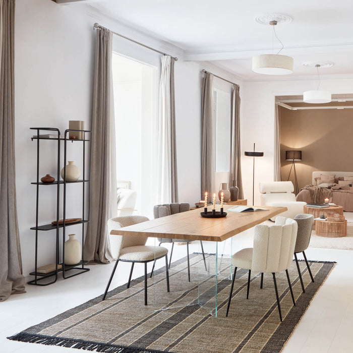 Kave Home Ciselia Eetkamerstoel - Wit