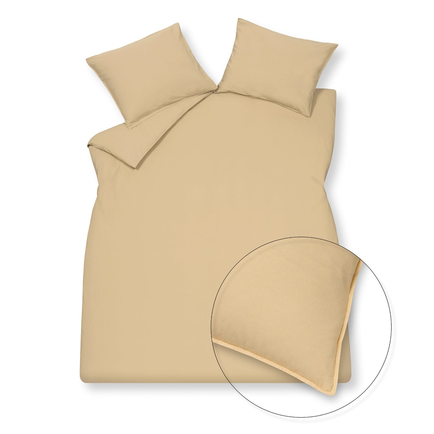 Vandyck Washed Cotton Dekbedovertrek 140 x 200/220 cm - Beach