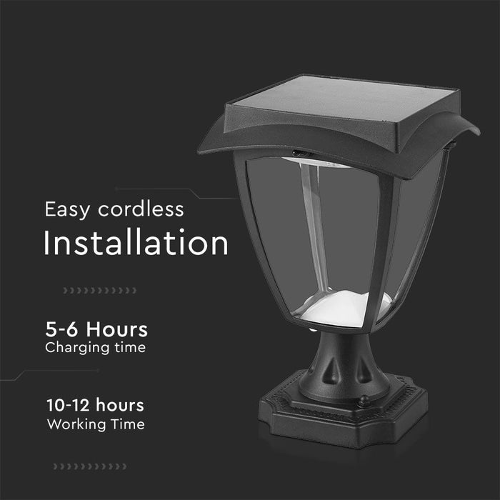 V-TAC VT-983 Zonnevoetlamp - 2W - 110 Lumen - 3000K+6000K - Mat