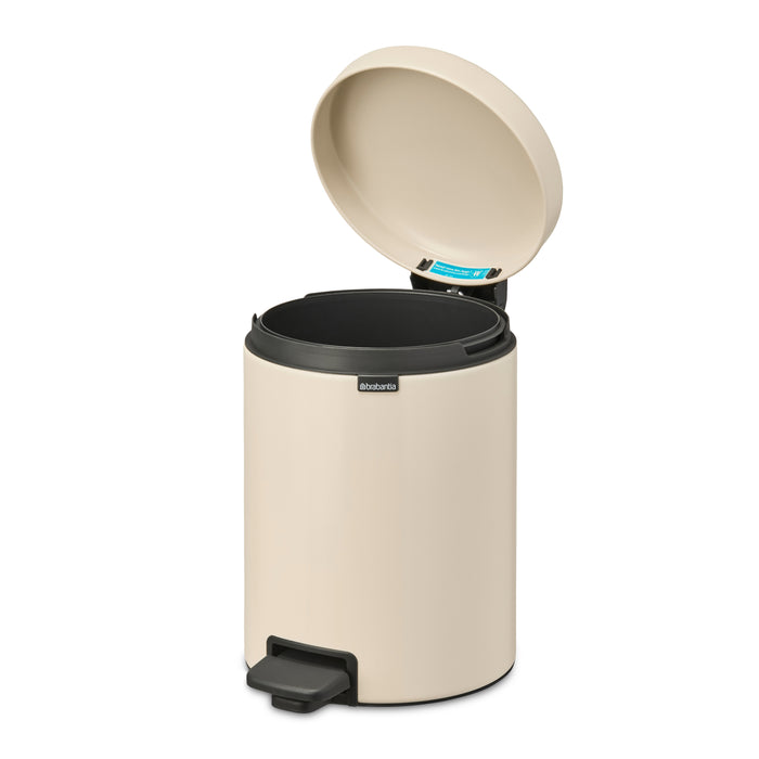 Brabantia NewIcon Pedaalemmer 5 L - Soft Beige