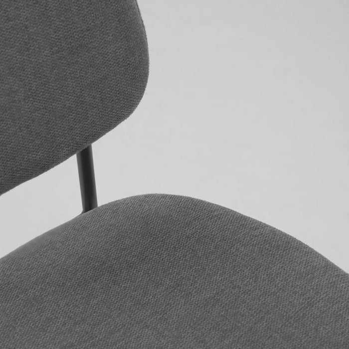 Kave Home Benilda Eetkamerstoel - Donkergrijs