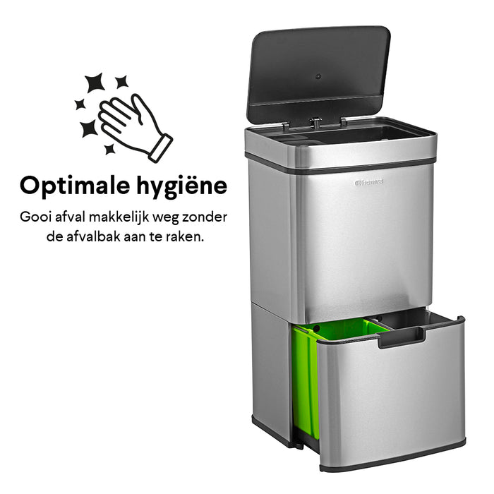 Homra Nexo Afvalemmer 72 Liter (48+12+12 Liter)