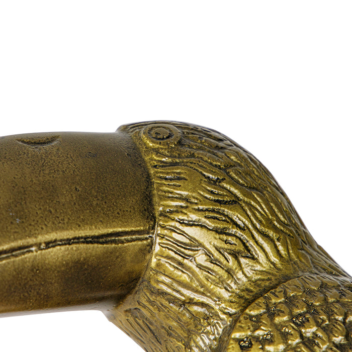 QAZQA Vintage wandlamp messing - Animal Toekan