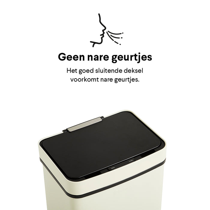 Homra Nexo Afvalemmer 72 Liter (48+12+12 Liter) - Wit/crème