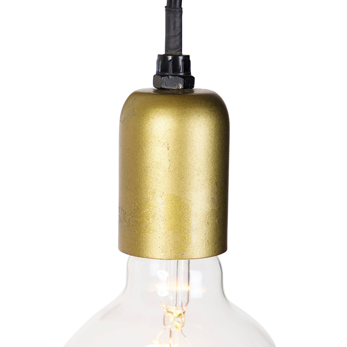 QAZQA Vintage wandlamp messing - Animal Giraf
