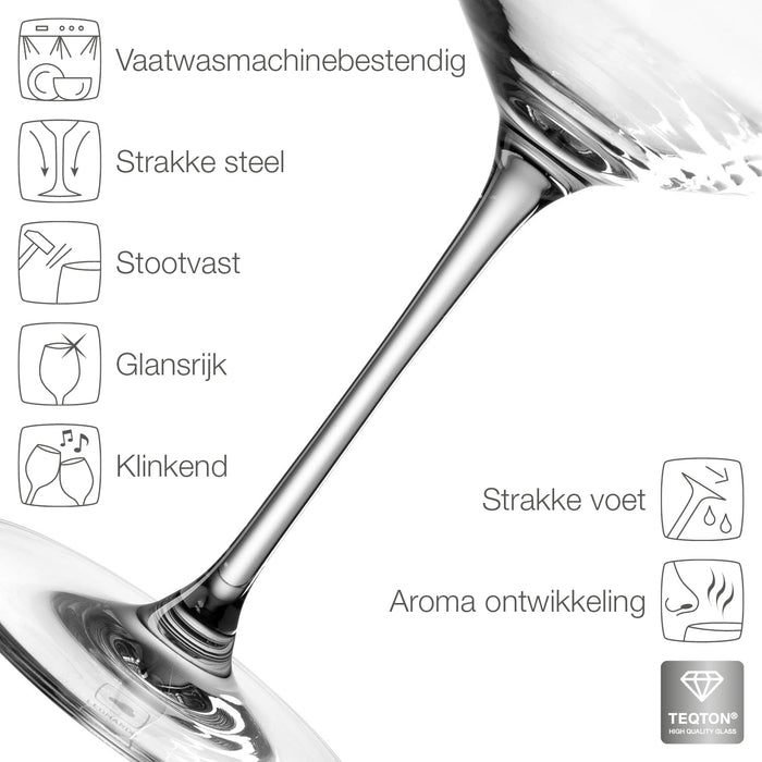 Leonardo Puccini Wijnglazen Bourgogne 0,73 L - 6 st.