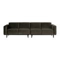 WOOOD Statement 4-zitsbank - Fluweel - Warm Green