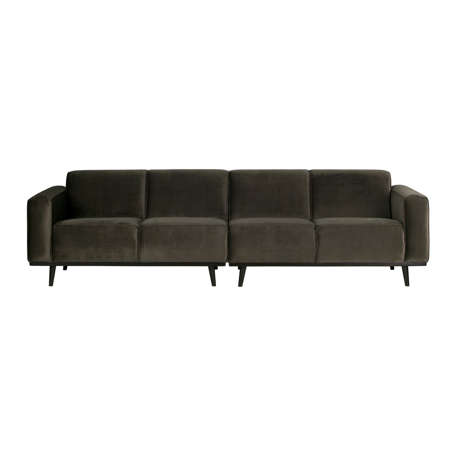 WOOOD Statement 4-zitsbank - Fluweel - Warm Green