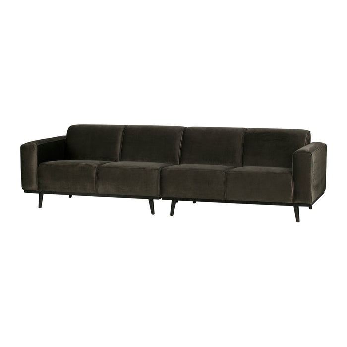 WOOOD Statement 4-zitsbank - Fluweel - Warm Green