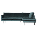 WOOOD Rodeo Hoekbank Rechts - Velvet -  Teal