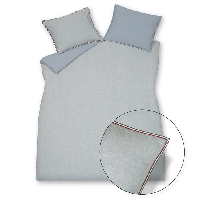 Vandyck Dekbedovertrek PURE 37 Faded Denim 200x220 cm (katoen/linnen)