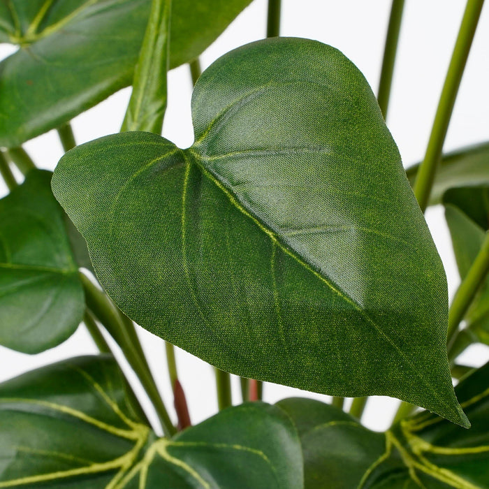 Mica Decorations Anthurium Kunstplant - H40 x Ø30 cm - Rood