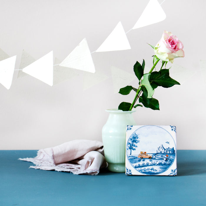 StoryTiles East West Home Is Best Wandtegel 13 x 13 cm