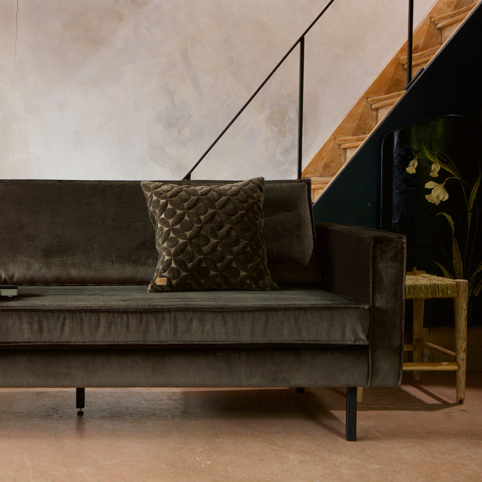 WOOOD Rodeo Daybed Rechts - Velvet -  Donkergroen