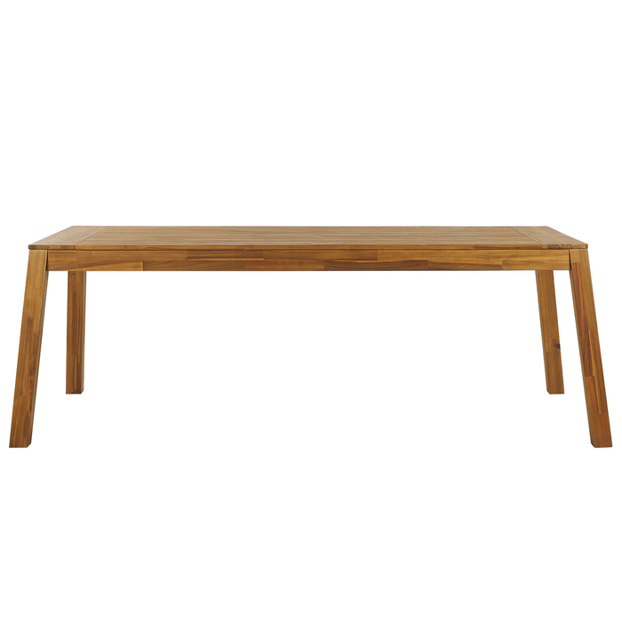 Beliani-LIVORNO -Tuinset voor 6 3 stoelen en bank-Lichthout-Acaciahout