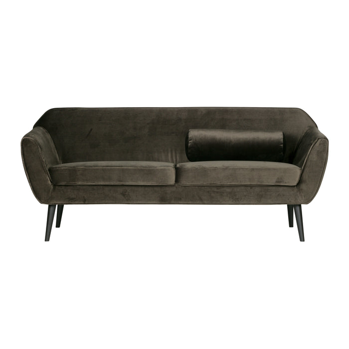 Woood Rocco 2-zitsbank - Velvet - Warm Groen