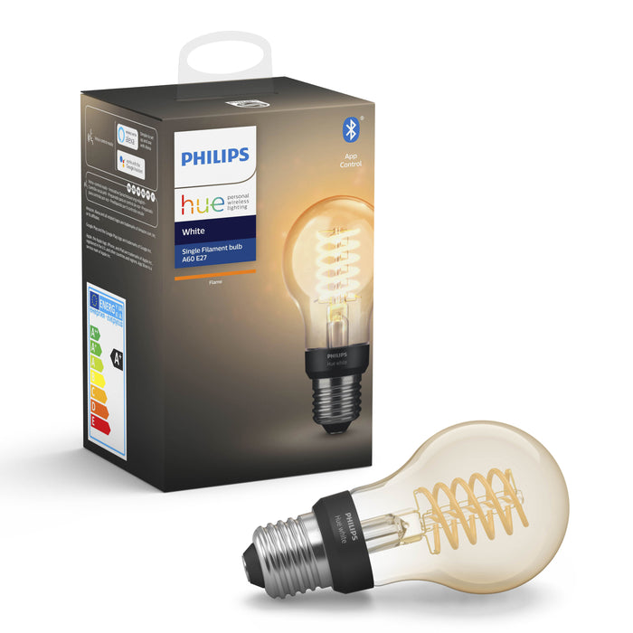 Philips Hue Bluetooth White E27 7W Standaard 11,5 cm Filament Lichtbron