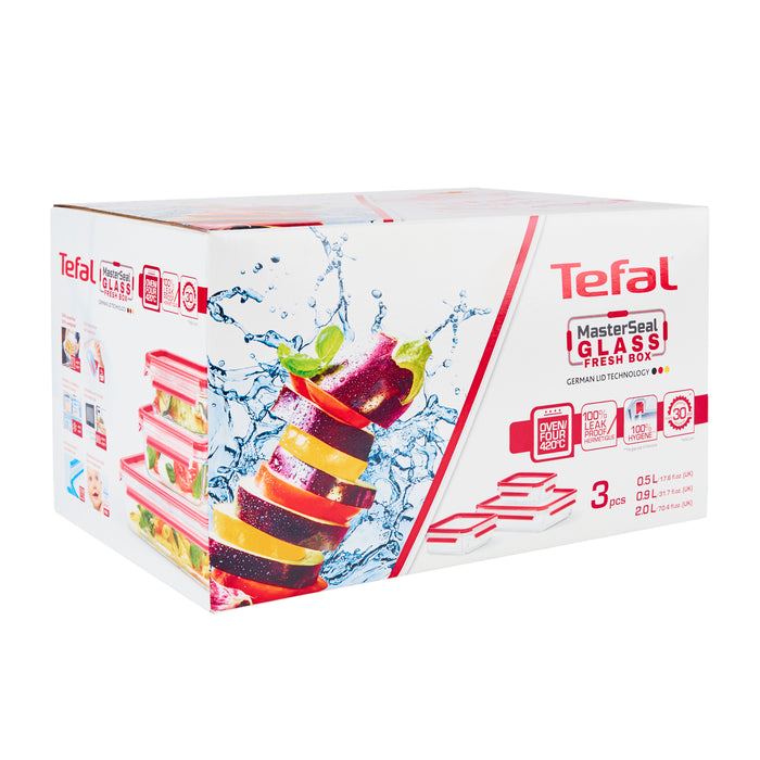 Tefal Masterseal Glass Vershouddoos 3-delig