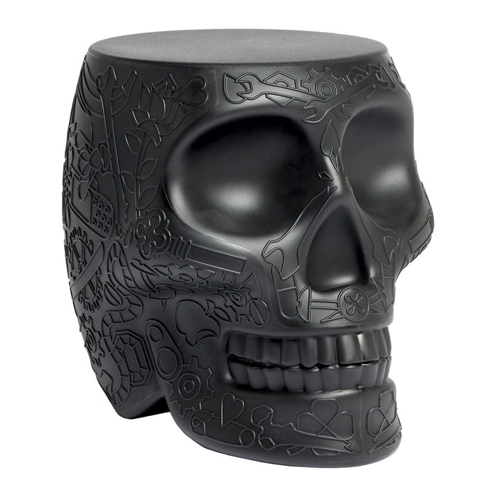 Qeeboo Mexico Kruk Ø 35 cm - Bijzettafel Black