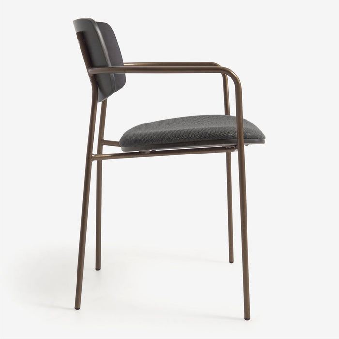 Kave Home - Stapelbare stoel Maureen van multiplex populierenhout in