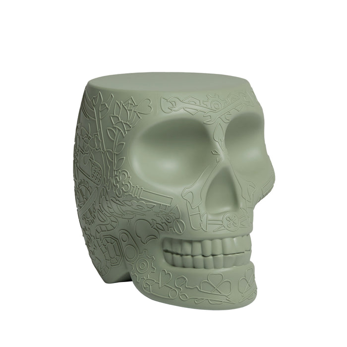 Qeeboo Mexico Kruk Ø 35 cm - Bijzettafel Green