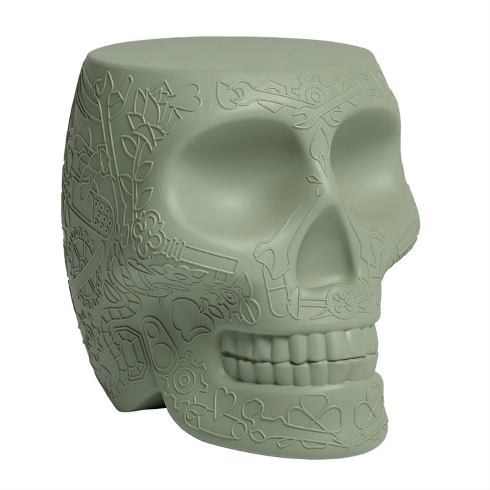 Qeeboo Mexico Kruk Ø 35 cm - Bijzettafel Green