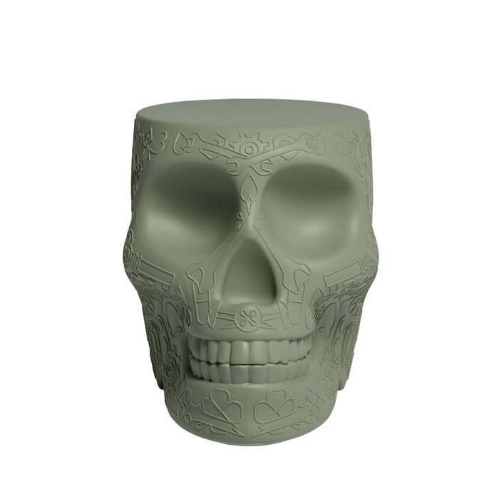 Qeeboo Mexico Kruk Ø 35 cm - Bijzettafel Green