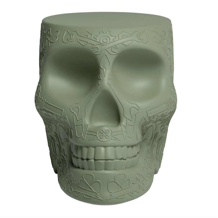 Qeeboo Mexico Kruk Ø 35 cm - Bijzettafel Green