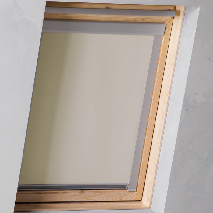 Rollit Yara Skylight Gordijn Beige Verduisterend