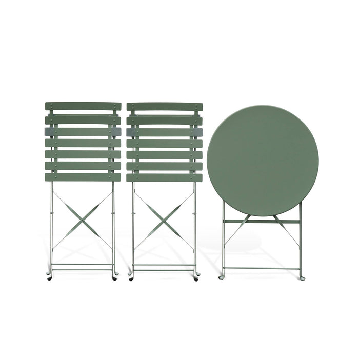 sweeek - Bistroset 2 stoelen, ronde tafel