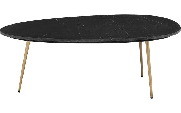 Goossens Salontafel Enzo in Donker marmer