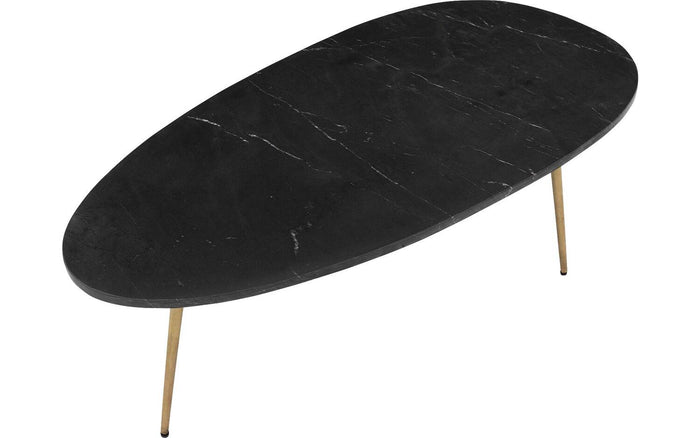 Goossens Salontafel Enzo in Donker marmer