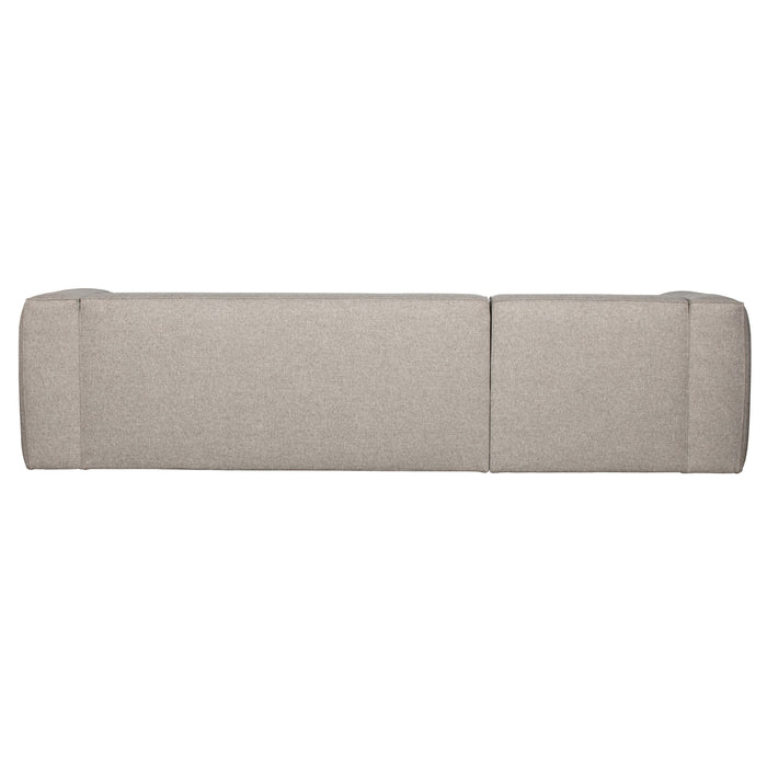 WOOOD Bean Hoekbank met Chaise Longue Links - Melange - Light Grey