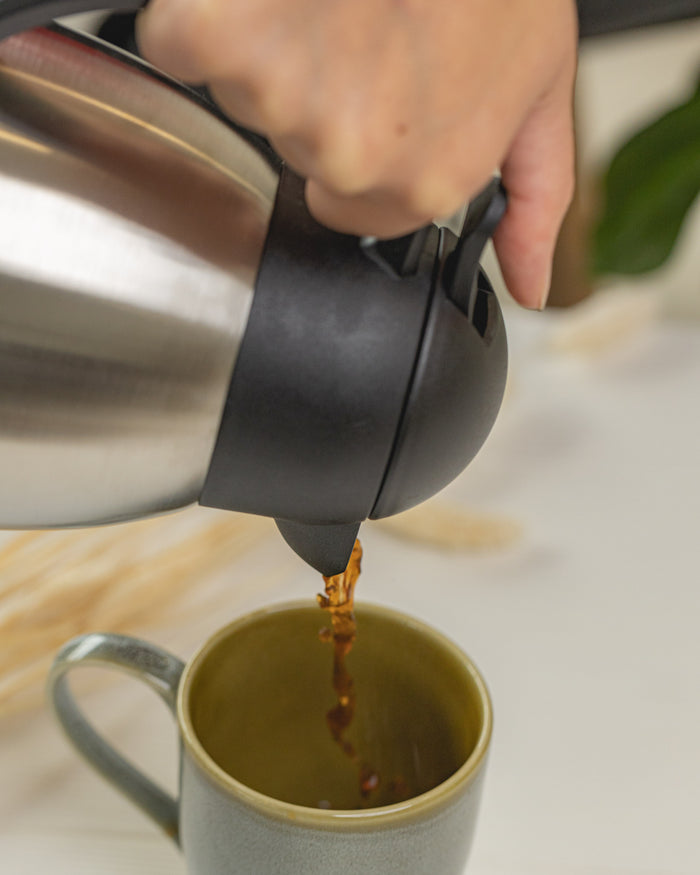 Sareva Thermoskan RVS Zwart 1.5 Liter