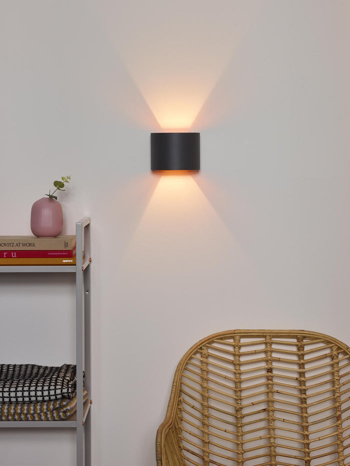 Lucide XIO Wandlamp - Grijs