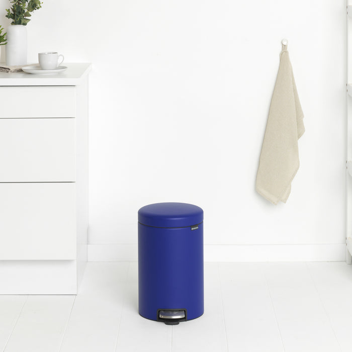 Brabantia NewIcon Pedaalemmer 12 L- Mineral Powerful Blue