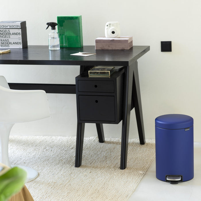 Brabantia NewIcon Pedaalemmer 12 L- Mineral Powerful Blue