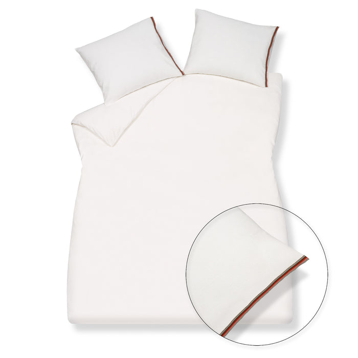 Vandyck Dekbedovertrek PURE 30 White 140x220 cm (linnen/katoen)