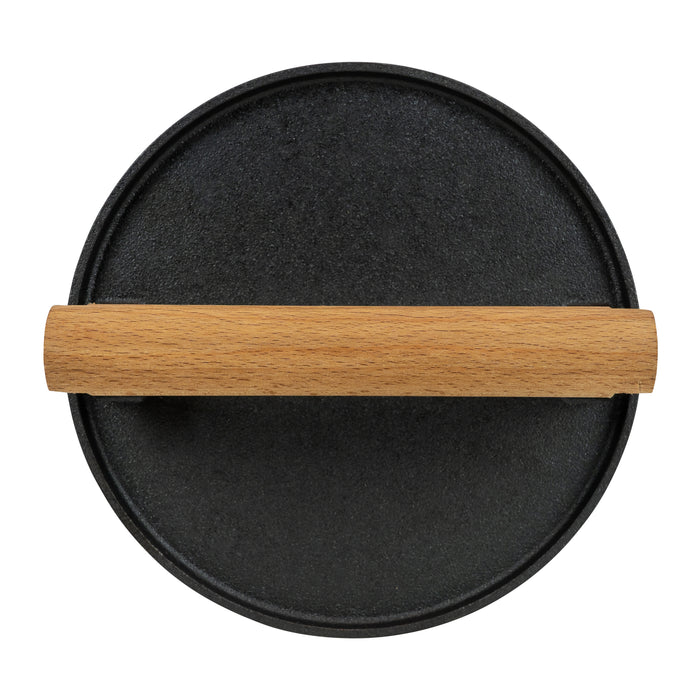 Krumble Gietijzere grillpers  - Zwart