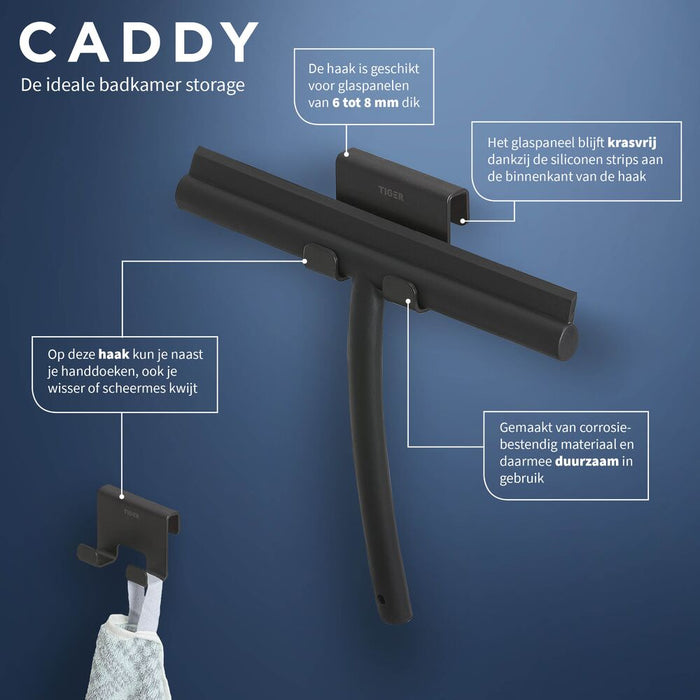 Tiger Caddy Haak - Zwart