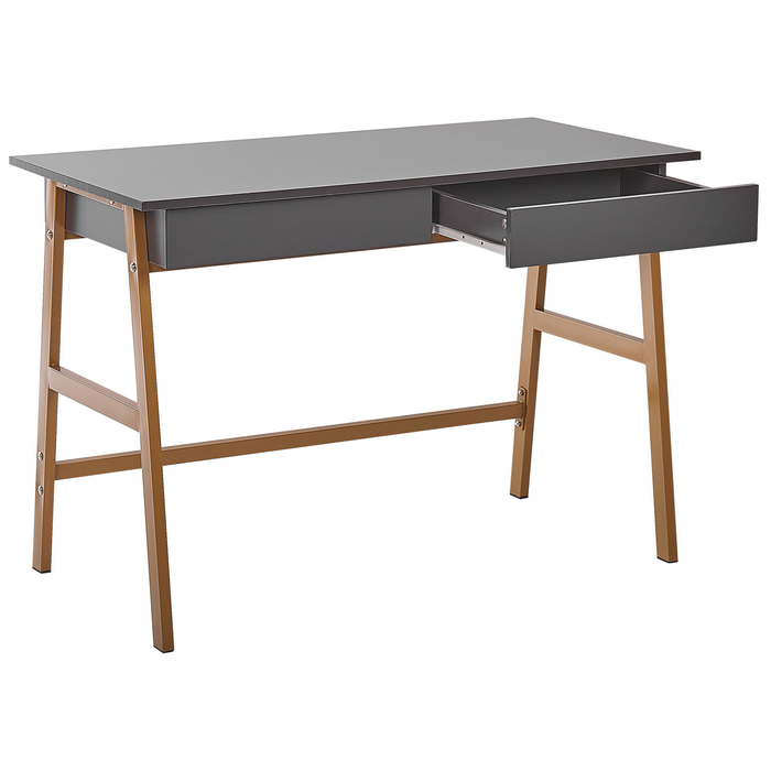 Beliani GABE Bureau grijs
