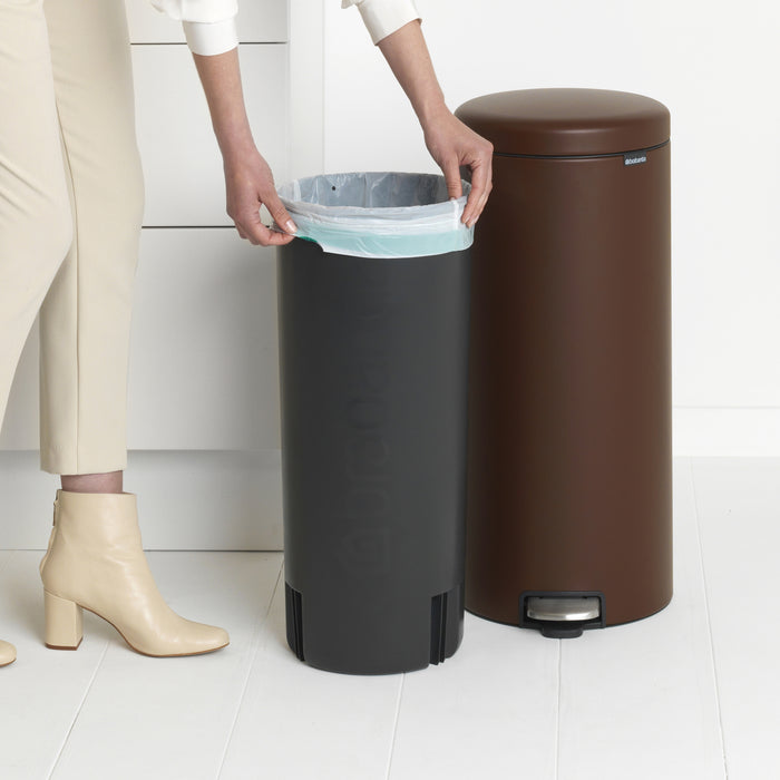 Brabantia NewIcon Pedaalemmer 30 L - Mineral Cosy Brown