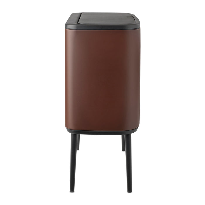 Brabantia Bo Touch Bin Afvalemmer 11 + 23 L - Mineral Cosy Brown