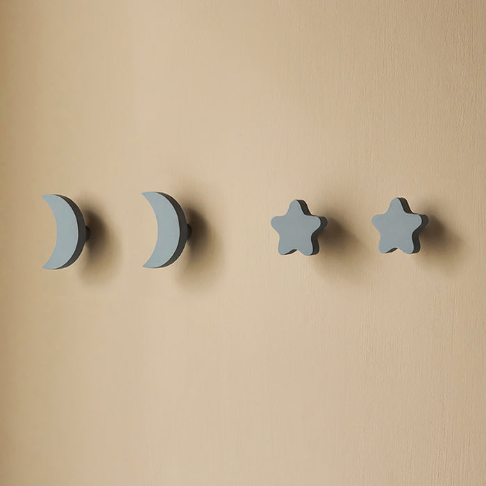 Nofred Stars & Moons Kapstokhaken - Blauw