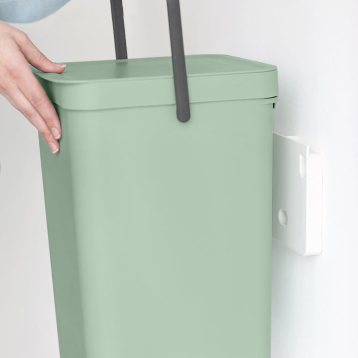 Brabantia Sort & Go Afvalemmer / Opberger 16 L - Mintgroen