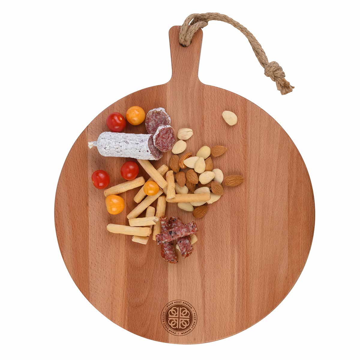 Bowls and Dishes Puur Hout Serveerplank Ø 35 cm