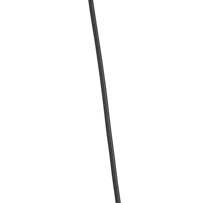 QAZQA Design hanglamp zwart met smoke glas 4-lichts - Dome